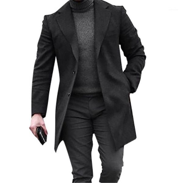 fashion trend casual single-breasted long sleeve lapel outerwear designer male winter slim mid-length jackets coat man woolen coat, Black;brown
fashion trend casual single-breasted long sleeve lapel outerwear designer male winter slim mid-length jackets coat man woolen coat, Black;brown