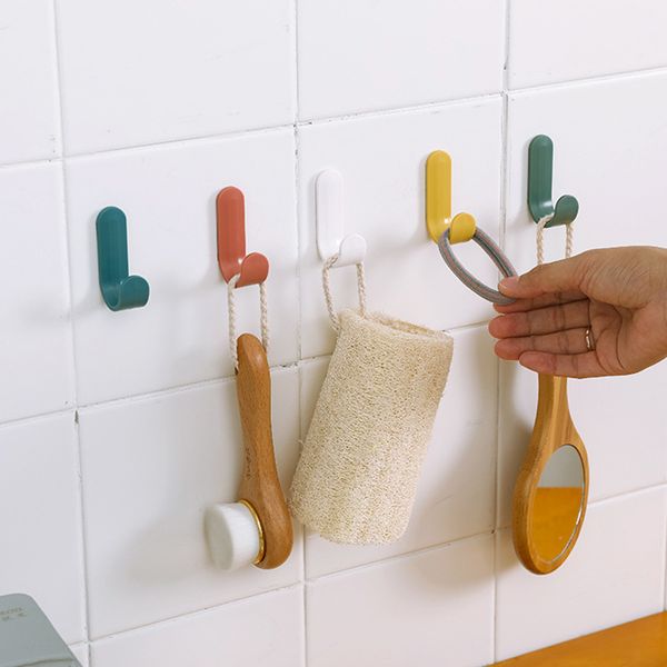 hooks & rails 4pcs/set towel plastic door storage hangers self adhesive wall mounted hat racks keys hanger home decor
hooks & rails 4pcs/set towel plastic door storage hangers self adhesive wall mounted hat racks keys hanger home decor