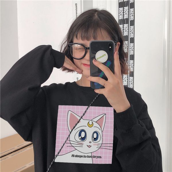 japanese winter bf sailor moon cat harajuku cute print casual funny long sleeve loose large size fashion ulzzang sweatshirt, Black
japanese winter bf sailor moon cat harajuku cute print casual funny long sleeve loose large size fashion ulzzang sweatshirt, Black