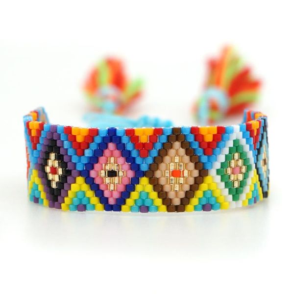 charm bracelets 2021 colorful braclets for women handmade miyuki evil eye bracelet turkish bead adjustable accesorios mujer, Golden;silver
charm bracelets 2021 colorful braclets for women handmade miyuki evil eye bracelet turkish bead adjustable accesorios mujer, Golden;silver