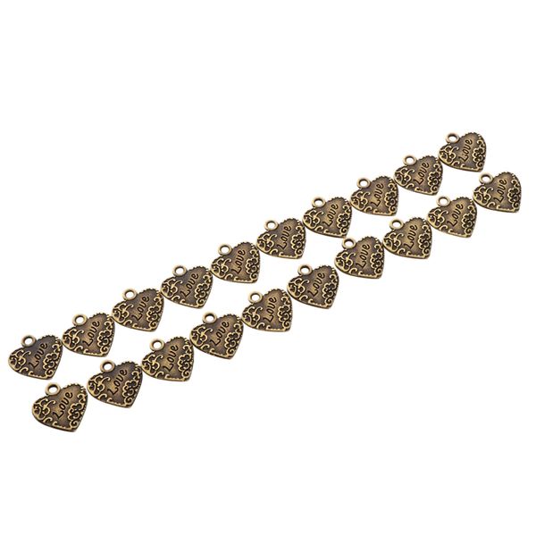 20pc vintage heart shape ''love'' charms pendant beads for diy necklace bracelet, Silver
20pc vintage heart shape ''love'' charms pendant beads for diy necklace bracelet, Silver
