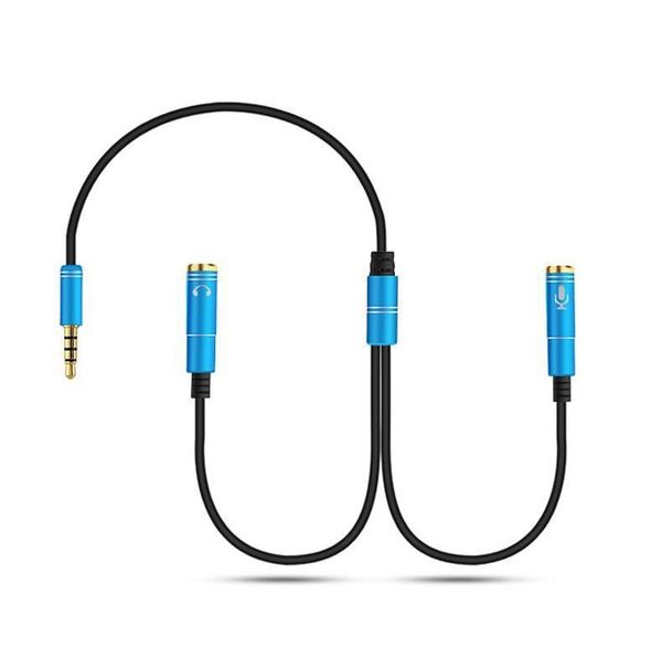 2 in 1 3.5mm male to audio mic splitter cable wire adapter for computer pc cord converter
2 in 1 3.5mm male to audio mic splitter cable wire adapter for computer pc cord converter