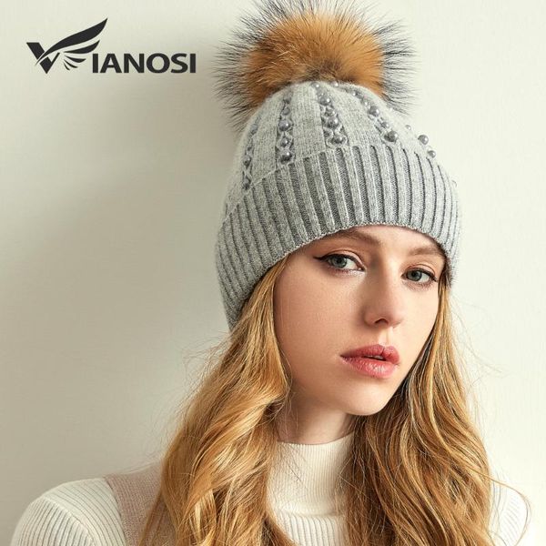 beanie/skull caps autumn winter knitted bonnet hats for women wool beanie hat real fur pom female skullies beanies, Blue;gray
beanie/skull caps autumn winter knitted bonnet hats for women wool beanie hat real fur pom female skullies beanies, Blue;gray