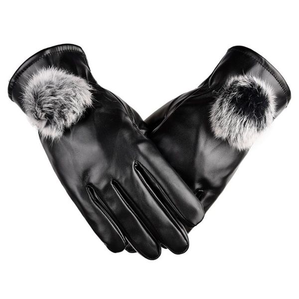 leather gloves women winter 2020 fashion warm soft lining pompom decoration gloves modern design women guantes mujer, Blue;gray
leather gloves women winter 2020 fashion warm soft lining pompom decoration gloves modern design women guantes mujer, Blue;gray