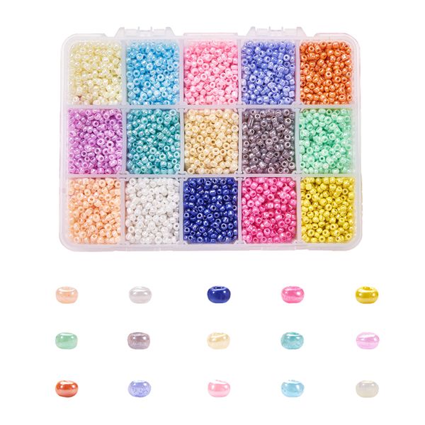 7500pcs/set 15 colors 3mm small round loose bead for diy jewelry making earrings bracelet necklace
7500pcs/set 15 colors 3mm small round loose bead for diy jewelry making earrings bracelet necklace