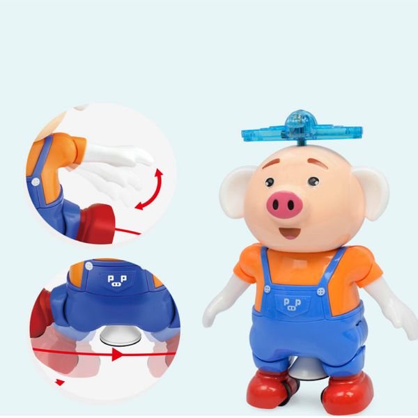 electric pets piglet dancing & rotating robot toys for kids, funny seaweed dance musical flashing intelligent walking toy kids gift - blue
electric pets piglet dancing & rotating robot toys for kids, funny seaweed dance musical flashing intelligent walking toy kids gift - blue