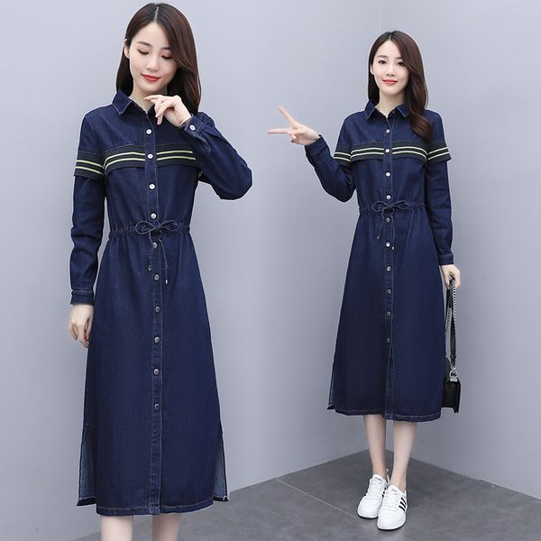 autumn denim for women 2020 new dressshirt dress large size mid-length over-knee waist slimming long sleeve shirt dress uaja8, Black;gray
autumn denim for women 2020 new dressshirt dress large size mid-length over-knee waist slimming long sleeve shirt dress uaja8, Black;gray