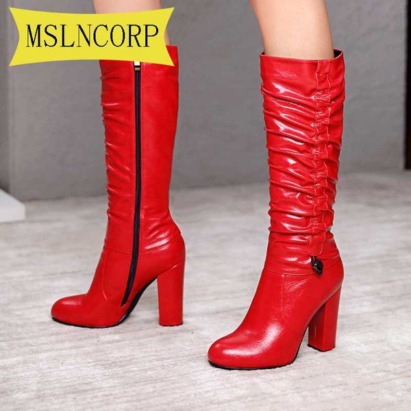 plus size 34-43 women boots round toe platform thick heel knee high boots woman fashion slip-on zip booties autumn winter black
plus size 34-43 women boots round toe platform thick heel knee high boots woman fashion slip-on zip booties autumn winter black