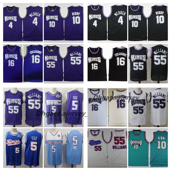 vintage men sacramento kings jerseys jason 55 williams nba 4 webber mike 10 bibby peja 16 stojakovic basketball jerseys stock, Black;red
vintage men sacramento kings jerseys jason 55 williams nba 4 webber mike 10 bibby peja 16 stojakovic basketball jerseys stock, Black;red