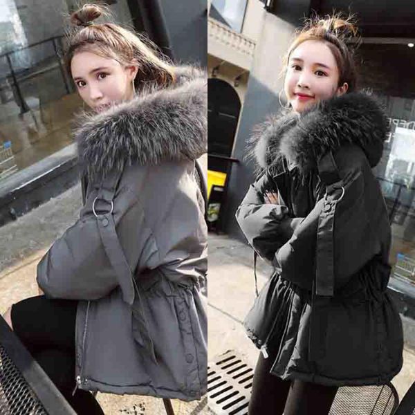women's down & parkas women winter jacket coat fashion real fur collar hooded parka outerwear thick warm white duck, Black
women's down & parkas women winter jacket coat fashion real fur collar hooded parka outerwear thick warm white duck, Black