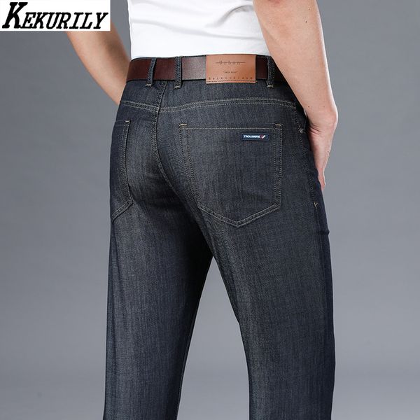 2020 brand jeans for men business casual straight jeans summer plus size stretch pant tencel denim long trousers, Blue
2020 brand jeans for men business casual straight jeans summer plus size stretch pant tencel denim long trousers, Blue