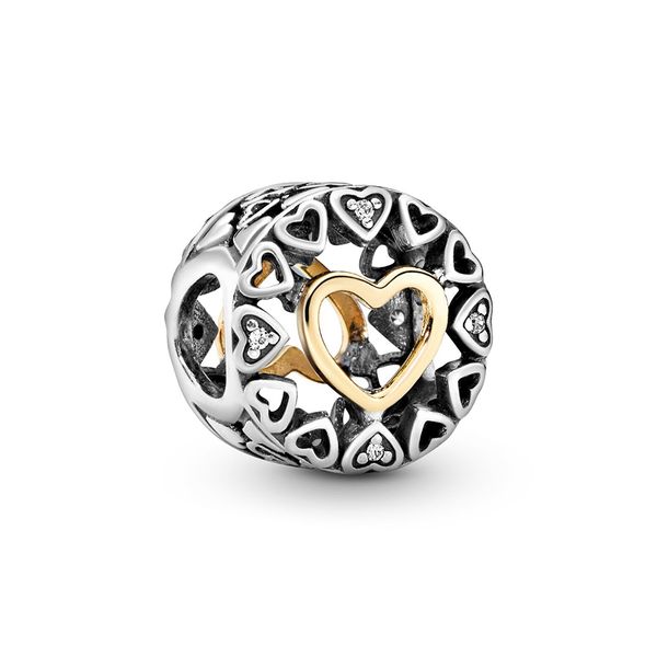 authentic 925 sterling silver two-tone openwork heart charms loving circle of love beads fit pandora style bracelets for diy jewelry making, Black
authentic 925 sterling silver two-tone openwork heart charms loving circle of love beads fit pandora style bracelets for diy jewelry making, Black