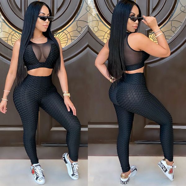 running sets ladies 2 piece sleeveless outfits t shirt and pants solid color tracksuit clothing women sportwear set, Black;blue
running sets ladies 2 piece sleeveless outfits t shirt and pants solid color tracksuit clothing women sportwear set, Black;blue