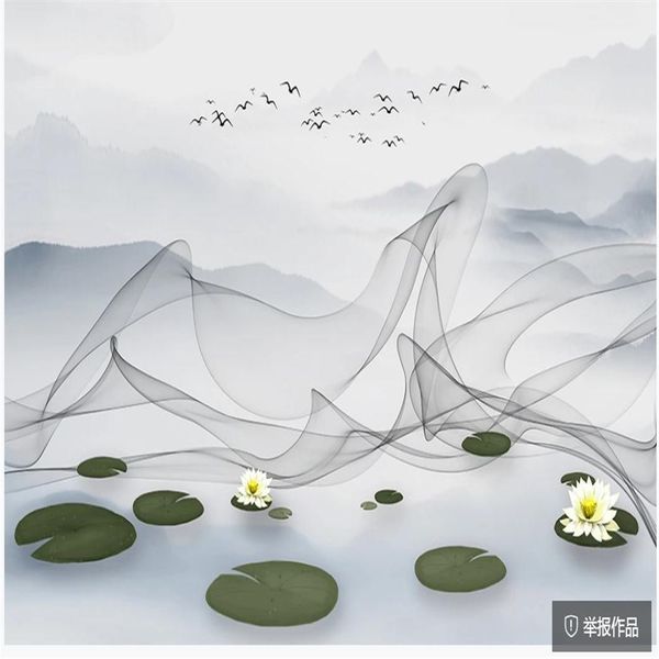 new chinese landscape and lotus wallpapers tv background wall wallpaper for walls 3 d for living room
new chinese landscape and lotus wallpapers tv background wall wallpaper for walls 3 d for living room