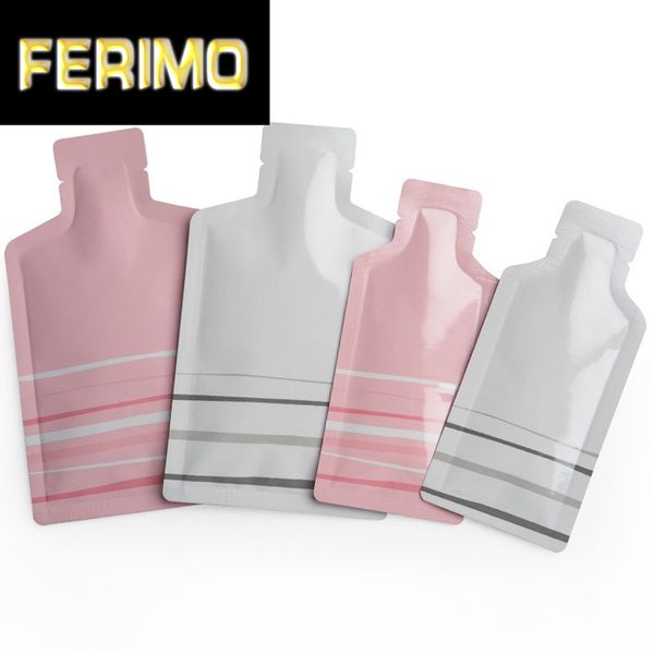 100pc new white bottle shape vacuum pouches small pink storage heat seal foil bags liquid//juice packaging supplies
100pc new white bottle shape vacuum pouches small pink storage heat seal foil bags liquid//juice packaging supplies