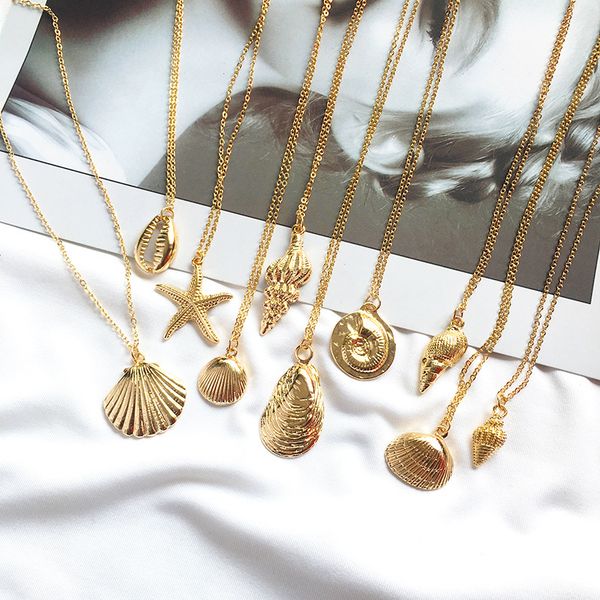 ailodo 2020 boho conch shell necklaces for women gold color bohemian shell cowrie summer fashion jewelry girls gift 20mar13, Silver
ailodo 2020 boho conch shell necklaces for women gold color bohemian shell cowrie summer fashion jewelry girls gift 20mar13, Silver