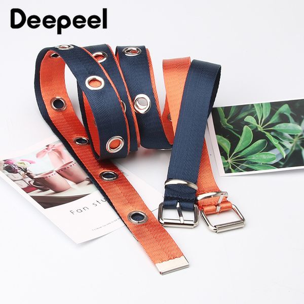 deepeel 2/4pcs 2.5*142cm women canvas pin buckle belt hollow air eye decoration wide girdle adjustable casual belt with jeans, Black;brown
deepeel 2/4pcs 2.5*142cm women canvas pin buckle belt hollow air eye decoration wide girdle adjustable casual belt with jeans, Black;brown
