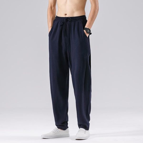 2020 men linen harem pants mens casual elastic waist cotton pants brand male joggers hip hop trousers 5xl, Black
2020 men linen harem pants mens casual elastic waist cotton pants brand male joggers hip hop trousers 5xl, Black