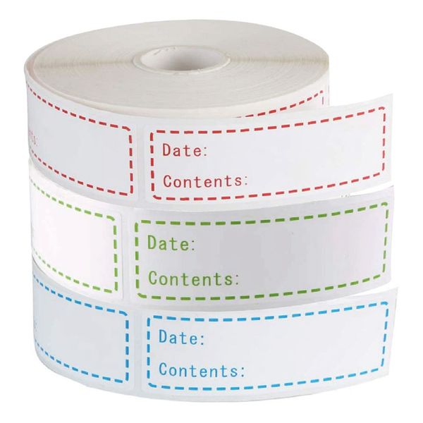 200 / 500pcs / roll самоклеющиеся съемный морозильник холодильник для хранения бумаги наклейки белые наклейки наклейки этикеток
200 / 500pcs / roll самоклеющиеся съемный морозильник холодильник для хранения бумаги наклейки белые наклейки наклейки этикеток