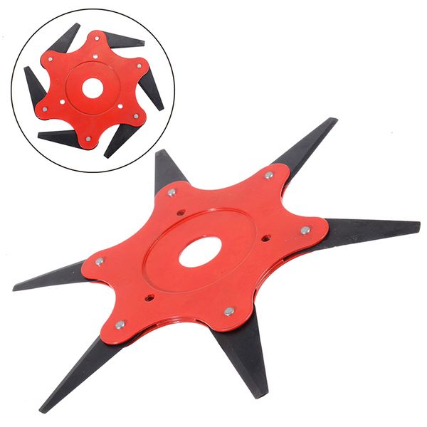 universal 6 teeth brush cutter blade trimmer metal blades trimmer head garden grass trimmer head for lawn mower spare parts
universal 6 teeth brush cutter blade trimmer metal blades trimmer head garden grass trimmer head for lawn mower spare parts