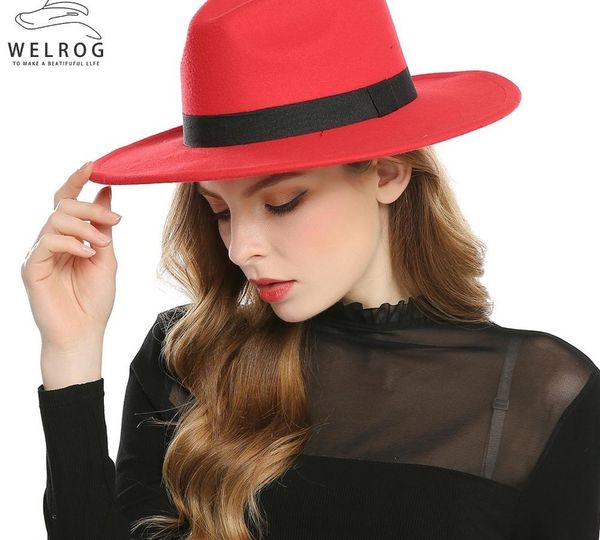 welrog black red fedora шляпа для женщин имитации шерсти фетровой панамы войлока hat зимнего мужчины джаз шляпа шляпа вводной femme caps y20, Blue;gray
welrog black red fedora шляпа для женщин имитации шерсти фетровой панамы войлока hat зимнего мужчины джаз шляпа шляпа вводной femme caps y20, Blue;gray