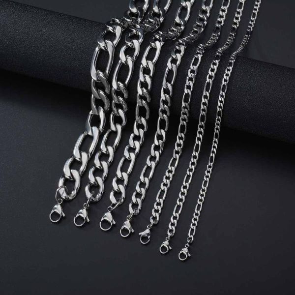 3.5/4.5/5/7.5/9/11.5/13mm men women chain necklaces 50cm silver color curb flat link chains choker fashion hip hop jewelry
3.5/4.5/5/7.5/9/11.5/13mm men women chain necklaces 50cm silver color curb flat link chains choker fashion hip hop jewelry