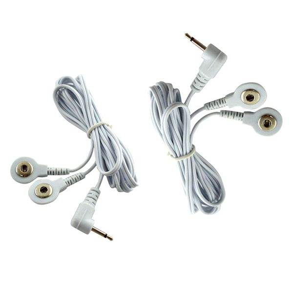 2.5mm 2 buttons electrode lead wires connecting cables for digital tens therapy machine massager electrode wire plug selling
2.5mm 2 buttons electrode lead wires connecting cables for digital tens therapy machine massager electrode wire plug selling