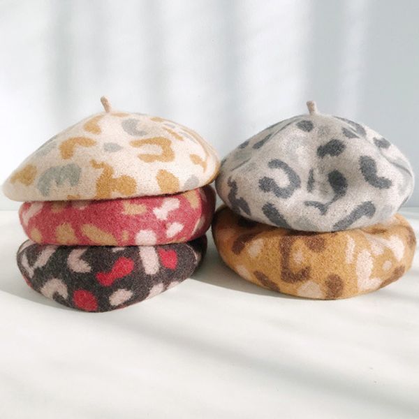 designer women winter hat wool british style vintage berets autumn camel leopard print knitting artist cap painter beanie hat, Blue;gray
designer women winter hat wool british style vintage berets autumn camel leopard print knitting artist cap painter beanie hat, Blue;gray