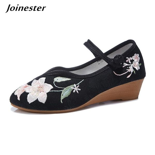 ladies fashion embroider summer wedge shoes woman mary jane pointed toe dress shoe mid-heel pumps retro button strap casual shoe, Black
ladies fashion embroider summer wedge shoes woman mary jane pointed toe dress shoe mid-heel pumps retro button strap casual shoe, Black
