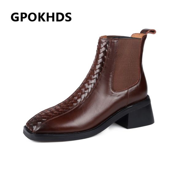 gpokhds 2021 women ankle boots cow leather winter short plush square toe high heels female riding boots size 40, Black
gpokhds 2021 women ankle boots cow leather winter short plush square toe high heels female riding boots size 40, Black