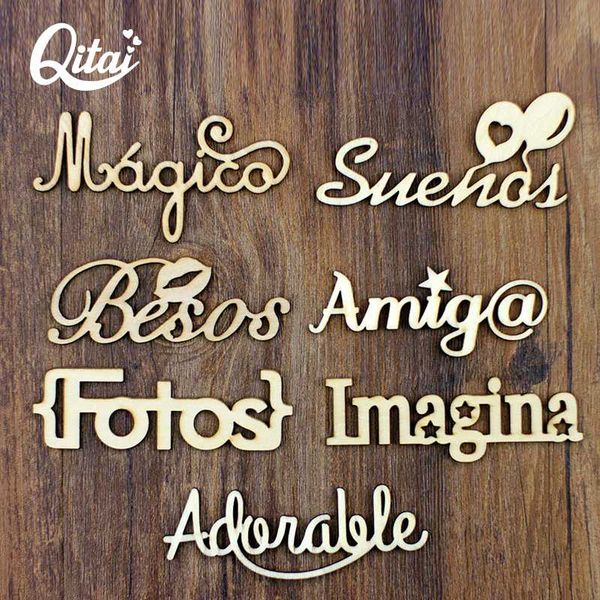 qitai 21pcs/set 7 model wood decorate spanish words letters handicraft gift creativity decoration diy wooden words wf267
qitai 21pcs/set 7 model wood decorate spanish words letters handicraft gift creativity decoration diy wooden words wf267