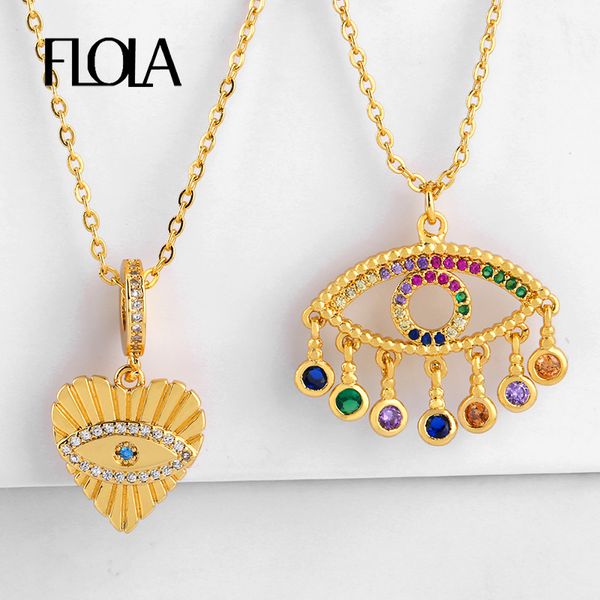flola 24k gold greek eye necklace gold chain cz heart evil eye pendant necklace with charm greek jewelry olho grego nkep53, Silver
flola 24k gold greek eye necklace gold chain cz heart evil eye pendant necklace with charm greek jewelry olho grego nkep53, Silver