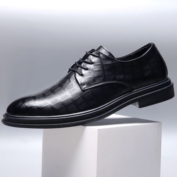 men's dress shoes fashion elegant formal men wedding shoes men lace up breathable business office oxford party for, Black
men's dress shoes fashion elegant formal men wedding shoes men lace up breathable business office oxford party for, Black