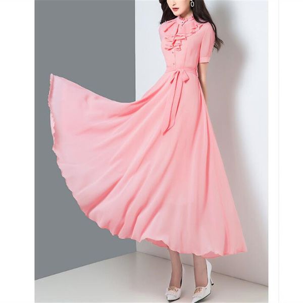 casual dresses 2021 korean summer elegant fashion cheongsam improved solid color simple temperament long swing chiffon dress, Black;gray
casual dresses 2021 korean summer elegant fashion cheongsam improved solid color simple temperament long swing chiffon dress, Black;gray