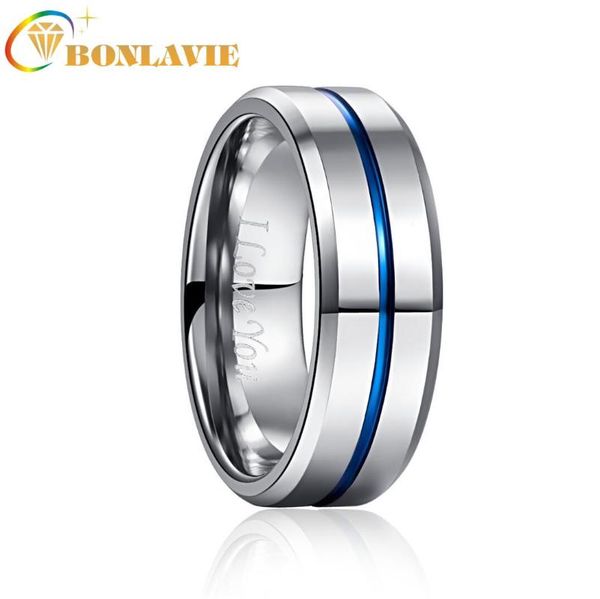wedding rings bonlavie 8mm width tungsten carbide ring 2.3mm thick steel color full polished blue groove angled men's, Slivery;golden
wedding rings bonlavie 8mm width tungsten carbide ring 2.3mm thick steel color full polished blue groove angled men's, Slivery;golden