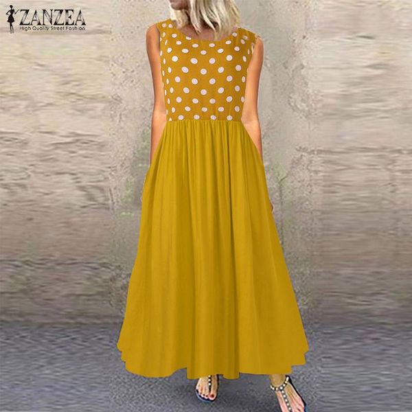casual dresses zanzea women bohemian sleeveless polka dot sundress summer beach dress vintage o neck kaftan vestido sarafans loose long, Black;gray
casual dresses zanzea women bohemian sleeveless polka dot sundress summer beach dress vintage o neck kaftan vestido sarafans loose long, Black;gray