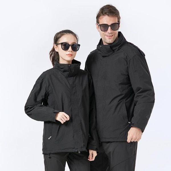 3 in 1 outdoor waterproof jackets softshell windbreaker hooded rain coat 4xl warm fleece jackets for men women skiing climbing, Blue;black
3 in 1 outdoor waterproof jackets softshell windbreaker hooded rain coat 4xl warm fleece jackets for men women skiing climbing, Blue;black
