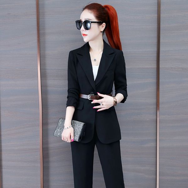 women's small jacket jacket jacket 2020 spring and autumn new professional temperament suit two-piece suit b10tz203083 ksg8m, Gray
women's small jacket jacket jacket 2020 spring and autumn new professional temperament suit two-piece suit b10tz203083 ksg8m, Gray