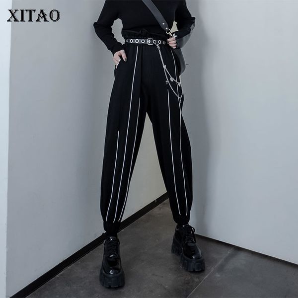 xitao pleated high waist pants fashion new women patchwork elastic waist striped full length pants 2020 autumn minority dzl1984, Black;white
xitao pleated high waist pants fashion new women patchwork elastic waist striped full length pants 2020 autumn minority dzl1984, Black;white