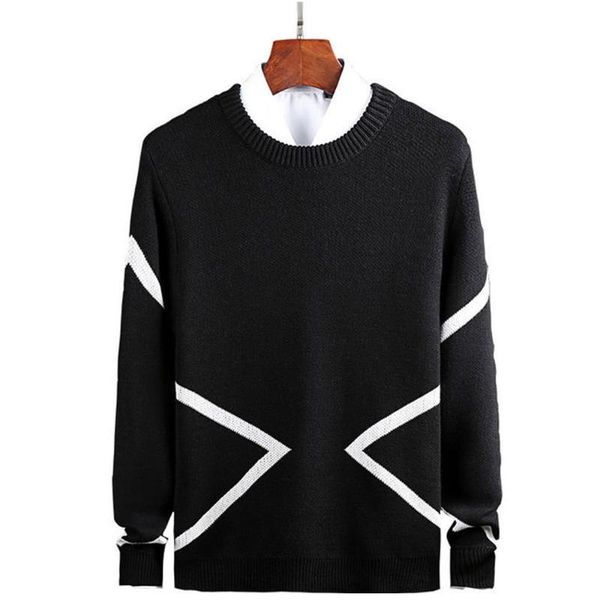men's sweaters autumn winter cotton pullovers casual o-neck geometric pattern korean slim fit mens sweater blusas inverno pull homme, White;black
men's sweaters autumn winter cotton pullovers casual o-neck geometric pattern korean slim fit mens sweater blusas inverno pull homme, White;black
