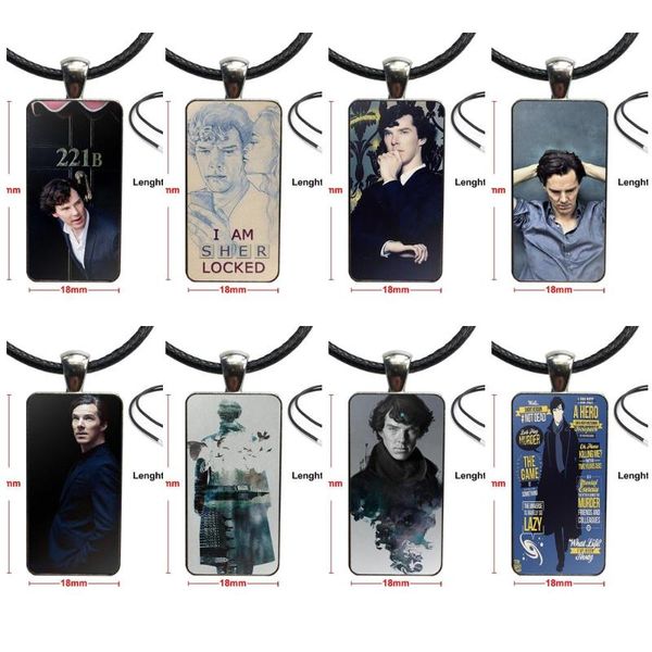 sherlock holmes benedict cumberbatch for women kids glass pendant necklace handmade half pendant rectangle necklace, Silver
sherlock holmes benedict cumberbatch for women kids glass pendant necklace handmade half pendant rectangle necklace, Silver