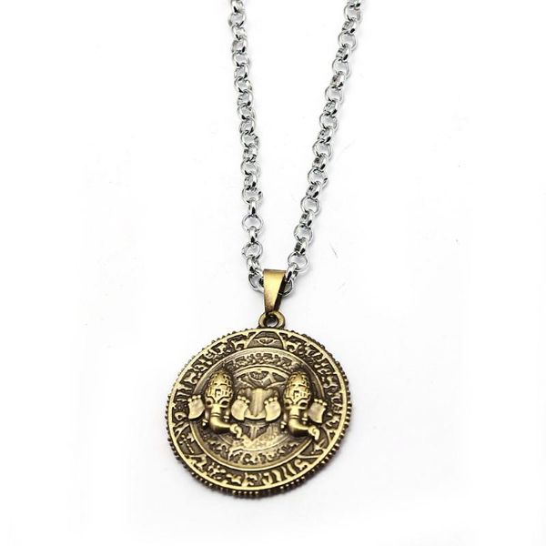 new game jewelry ps4 uncharted 4 necklace a thief's end metal pendant choker gold coin vintage collar accessory gift steampunk, Golden;silver
new game jewelry ps4 uncharted 4 necklace a thief's end metal pendant choker gold coin vintage collar accessory gift steampunk, Golden;silver