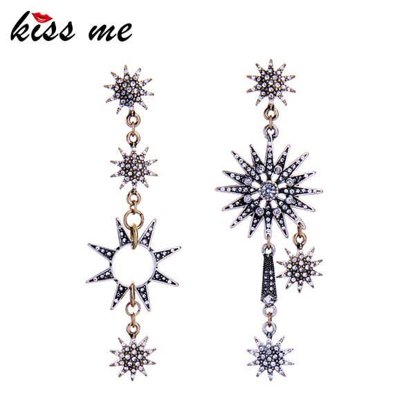 dangle & chandelier kiss me asymmetric rhinestone stars earrings design long drop for women luxury jewelry, Silver
dangle & chandelier kiss me asymmetric rhinestone stars earrings design long drop for women luxury jewelry, Silver