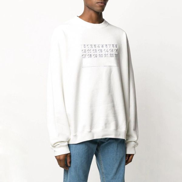 20fw letter embroidery solid sweatshirt long sleeve spring autumn high street crewneck pullover men women casual simple sweater hfymwy552, Black
20fw letter embroidery solid sweatshirt long sleeve spring autumn high street crewneck pullover men women casual simple sweater hfymwy552, Black