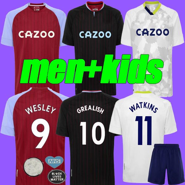 men+kids 2020 aston villa soccer jerseys watkins 20 21 wesley grealish football shirt el ghazi hourihane m.trezeguet mcginn jersey, Black;yellow
men+kids 2020 aston villa soccer jerseys watkins 20 21 wesley grealish football shirt el ghazi hourihane m.trezeguet mcginn jersey, Black;yellow