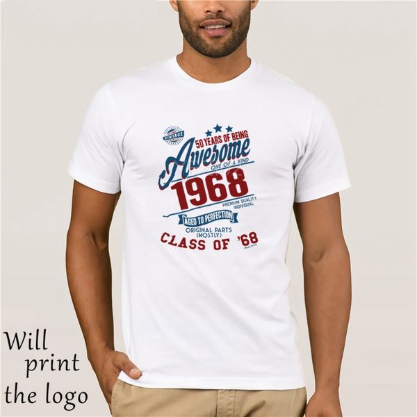 50 years of being awesome mens 50th t-shirt class of 1968 birthday gift aged to perfection men cool tees
50 years of being awesome mens 50th t-shirt class of 1968 birthday gift aged to perfection men cool tees