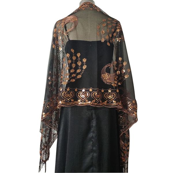 2020 new peacock embroidery sequins shawls and wraps for party dress wedding cape bride dress shawl female wrap shoulder scarf, Blue;gray
2020 new peacock embroidery sequins shawls and wraps for party dress wedding cape bride dress shawl female wrap shoulder scarf, Blue;gray