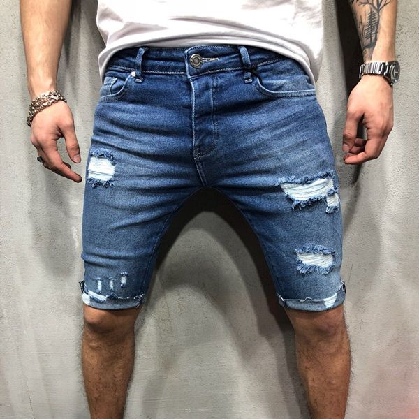 men's ripped hole denim shorts skinny pencil short jeans plus size 3xl knee length pants man blue causal slim fit shorts 2020
men's ripped hole denim shorts skinny pencil short jeans plus size 3xl knee length pants man blue causal slim fit shorts 2020