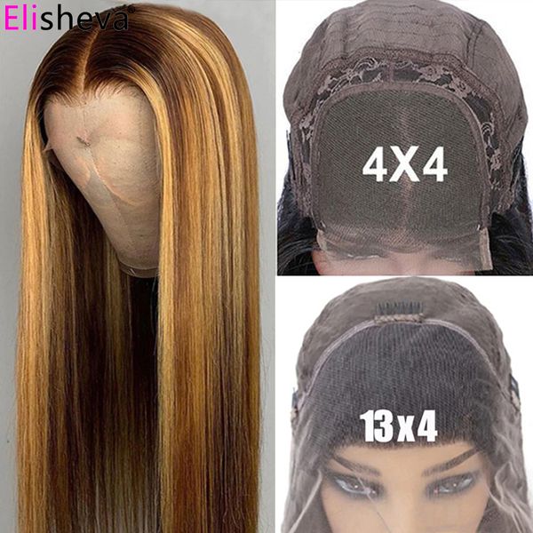 4x4 highlight closure wig honey blond and brown highlight 13x4 lace front human hair wigs remy peruvian ombre straight wig 150%, Black;brown
4x4 highlight closure wig honey blond and brown highlight 13x4 lace front human hair wigs remy peruvian ombre straight wig 150%, Black;brown