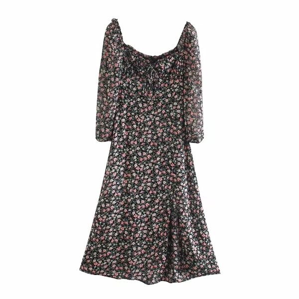 2020 long sleeve print sheath designer clothing a line long sleeve autumn new women dresses clothing floral print midi dress, Black;gray
2020 long sleeve print sheath designer clothing a line long sleeve autumn new women dresses clothing floral print midi dress, Black;gray